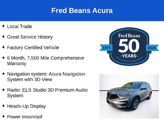 Used 2020 Acura RDX w/ Advance Package AWD/4WD image 3