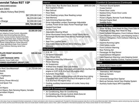 Used 2024 Chevrolet Tahoe RST w/ Luxury Package AWD/4WD image 35
