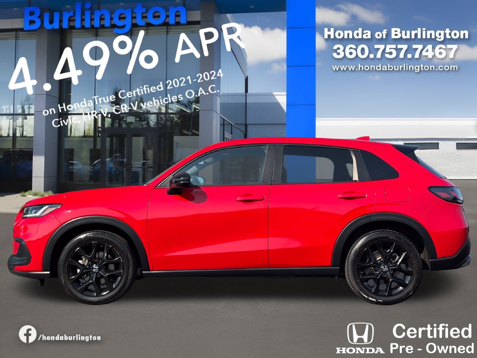 Certified 2023 Honda HR-V Sport image 3