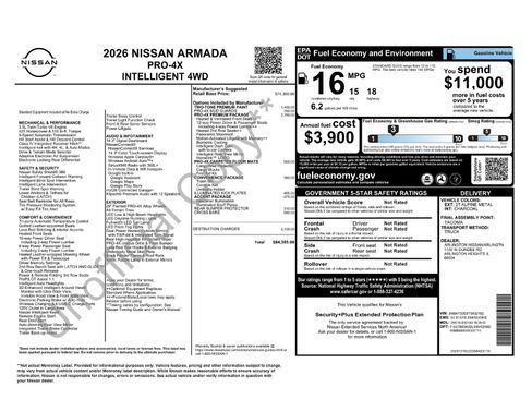 New 2026 Nissan Armada PRO-4X image 30