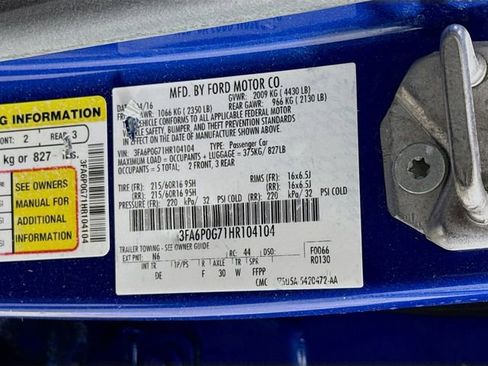 Certified 2017 Ford Fusion S image 29