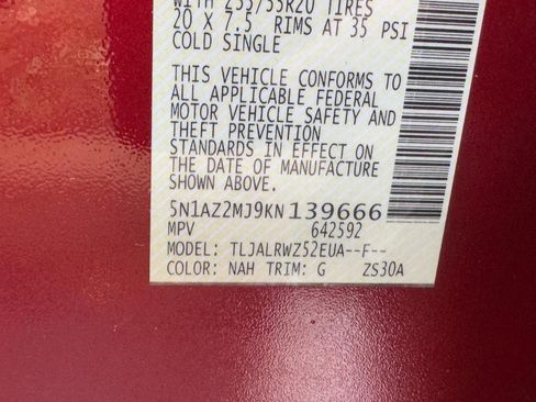 Used 2019 Nissan Murano SL w/ SL Technology Package image 27