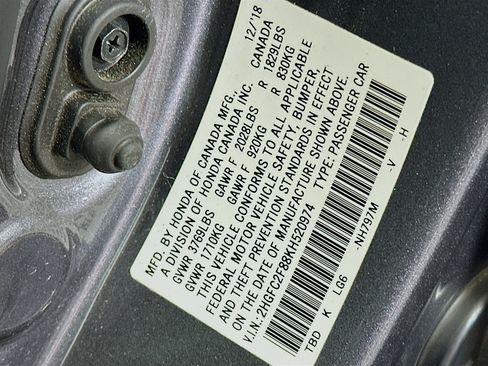 Used 2019 Honda Civic Sport image 12