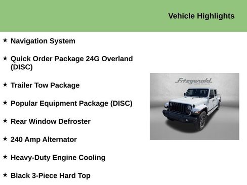 Used 2023 Jeep Gladiator Overland w/ Popular Equipment Package AWD/4WD image 9