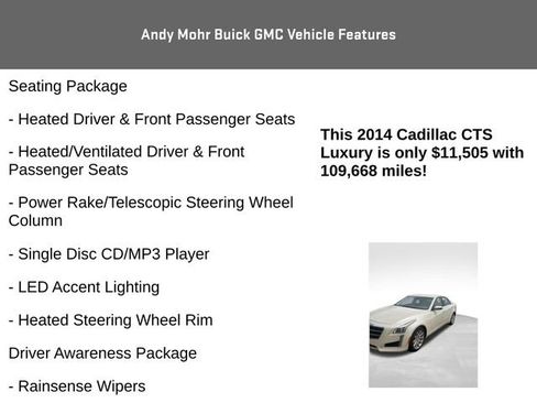 Used 2014 Cadillac CTS Luxury image 8