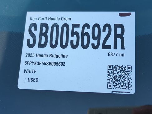 Certified 2025 Honda Ridgeline RTL image 34