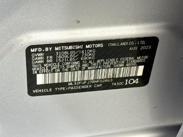 Used 2024 Mitsubishi Mirage G4 Black Edition FWD image 36