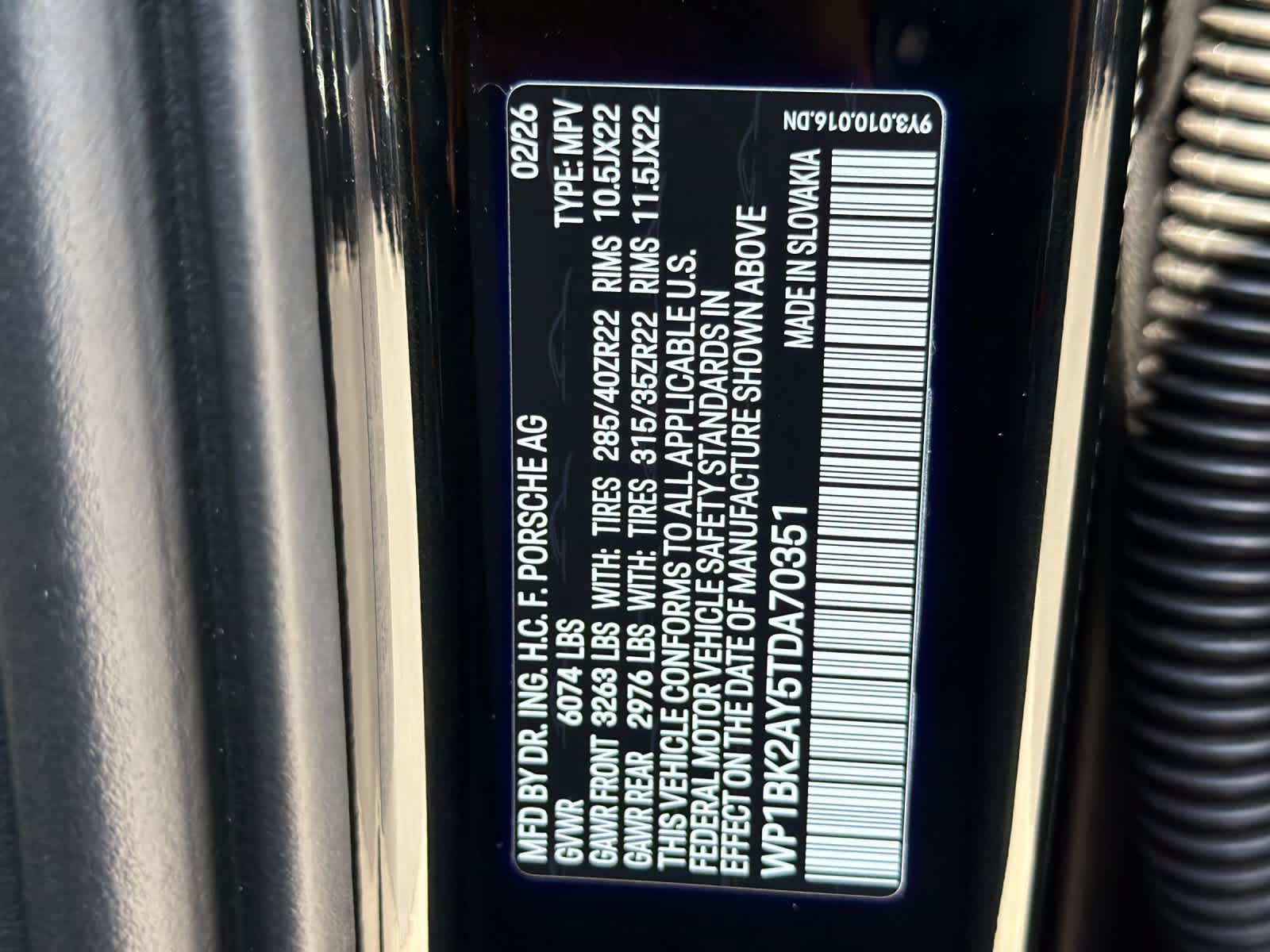 Certified 2026 Porsche Cayenne Turbo GT AWD/4WD image 33