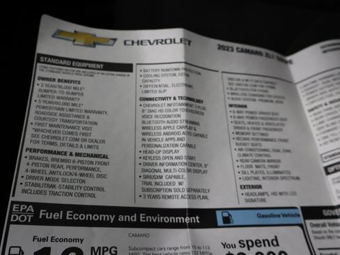 Used 2023 Chevrolet Camaro ZL1 RWD image 57