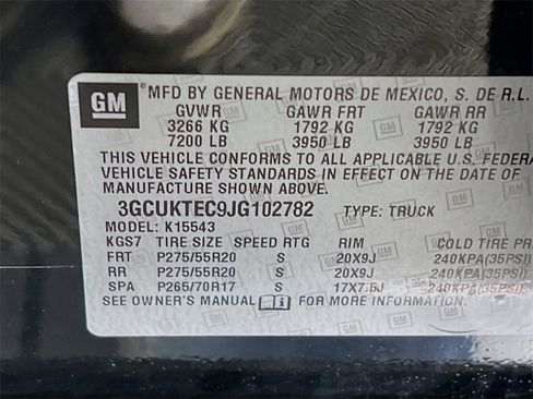 Used 2018 Chevrolet Silverado 1500 High Country image 26