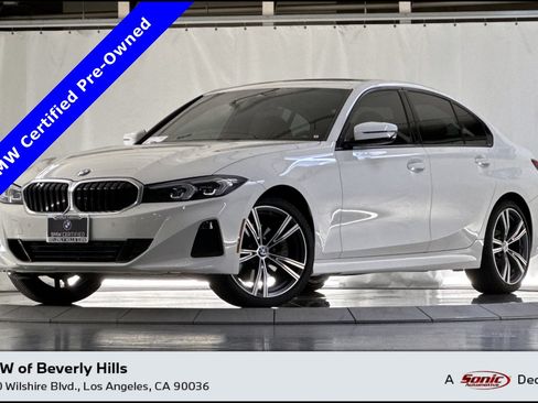 Certified 2023 BMW 330i Sedan w/ Driving Assistance Package RWD image 1