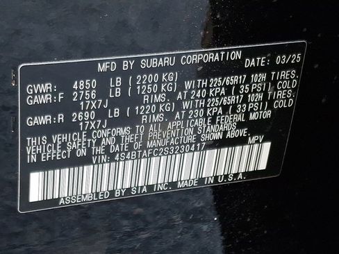 Used 2025 Subaru Outback Premium image 28