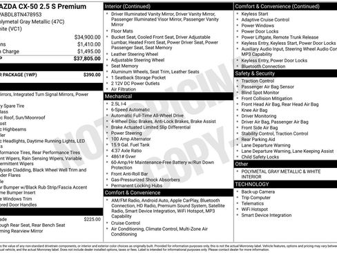 New 2026 MAZDA CX-50 AWD 2.5 S w/ Weather Package image 4