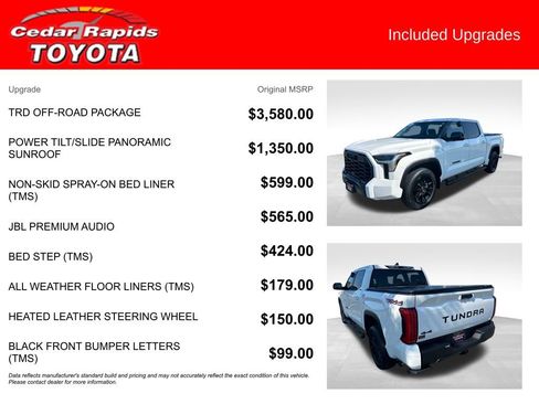 Used 2024 Toyota Tundra Limited w/ TRD Off-Road Package AWD/4WD image 6