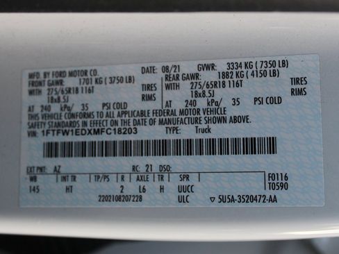 Used 2021 Ford F150 Lariat w/ Max Trailer Tow Package image 18