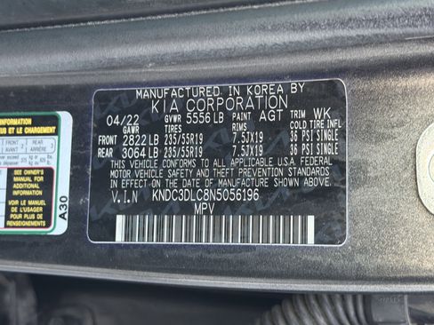 Used 2022 Kia EV6 Wind w/ Wind Technology Package image 37