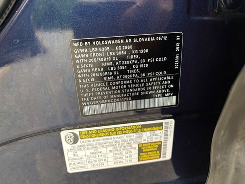 Used 2012 Volkswagen Touareg TDI AWD/4WD image 31