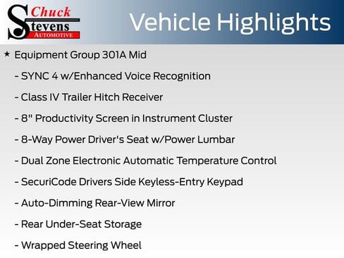 Used 2023 Ford F150 XLT w/ Equipment Group 301A Mid AWD/4WD image 10