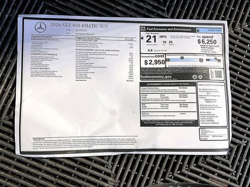 New 2026 Mercedes-Benz GLE 450 4MATIC image 18