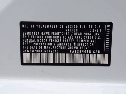 New 2026 Volkswagen Jetta S image 35