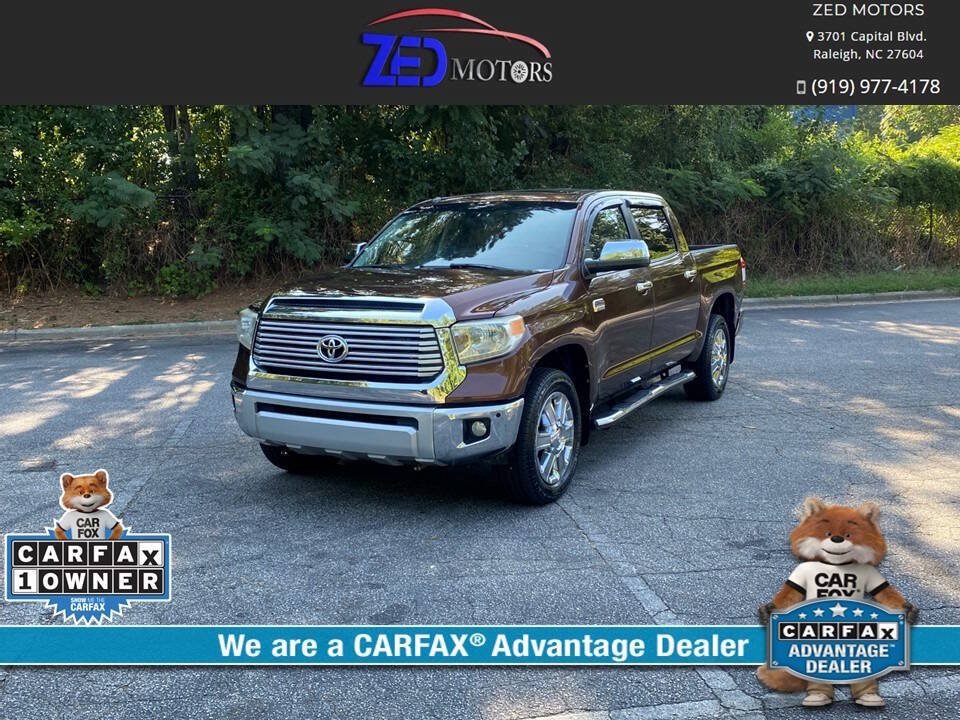Used 2014 Toyota Tundra 1794 Edition AWD/4WD image 1