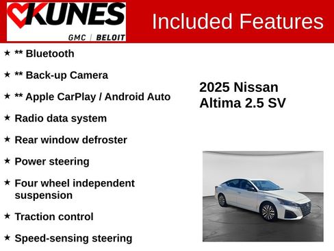 Used 2025 Nissan Altima 2.5 SV FWD image 2