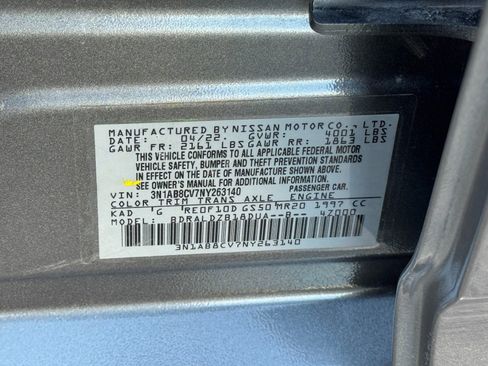 Used 2022 Nissan Sentra SV w/ All-Weather Package FWD image 38