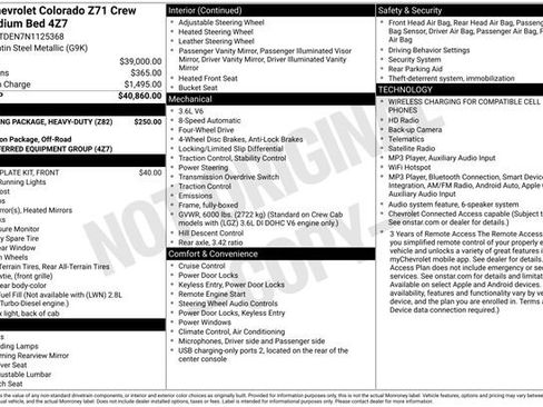 Used 2022 Chevrolet Colorado Z71 AWD/4WD image 3
