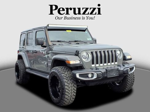 Used 2021 Jeep Wrangler Unlimited Sahara w/ Uconnect 4C Nav & Sound Group image 1