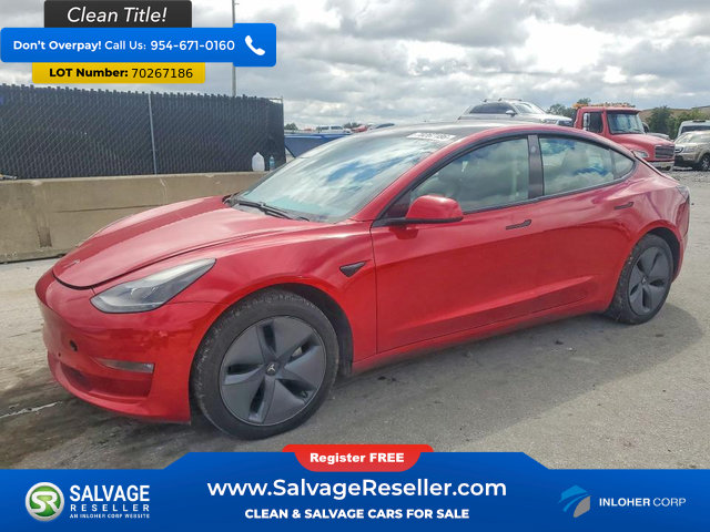 Used 2021 Tesla Model 3 Long Range AWD/4WD image 1