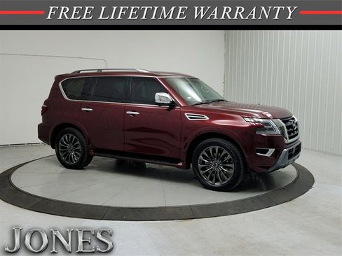 Used 2024 Nissan Armada Platinum w/ Captain's Chairs Package image 1