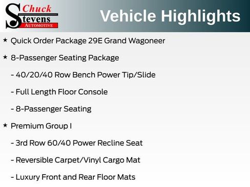 New 2026 Jeep Grand Wagoneer 2WD w/ Premium Group I image 10