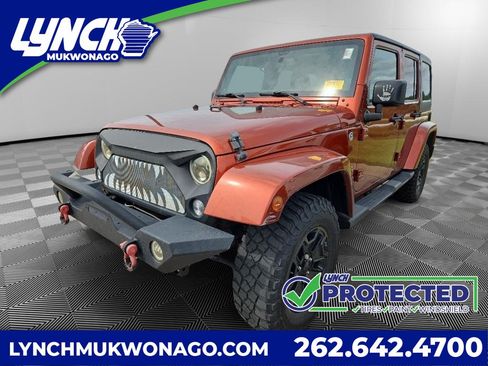 Used 2014 Jeep Wrangler Unlimited Sahara w/ Trailer Tow Group AWD/4WD image 1