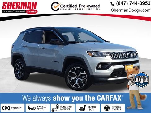Certified 2025 Jeep Compass Limited AWD/4WD image 1