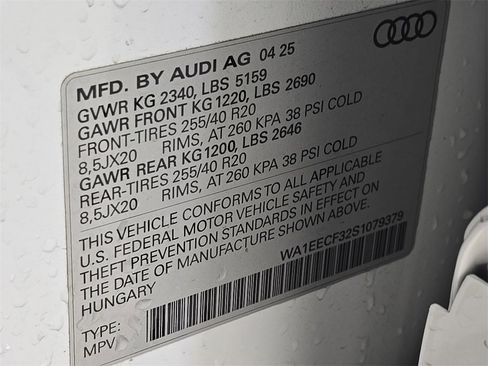 Used 2025 Audi Q3 2.0T Premium Plus w/ Premium Plus Package image 36