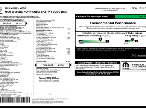 Used 2022 RAM 3500 Big Horn w/ Level A Equipment Group image 12