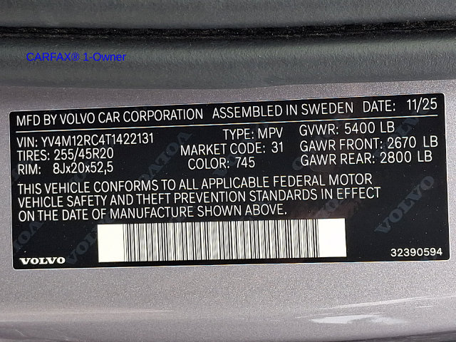 Certified 2026 Volvo XC60 B5 Plus AWD/4WD image 30