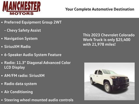 Used 2023 Chevrolet Colorado W/T image 2