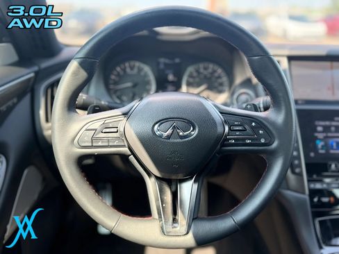 Used 2023 INFINITI Q50 Red Sport 400 w/ Black Opal Edition AWD/4WD image 16