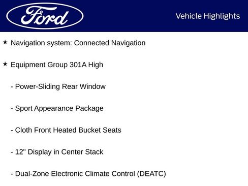 New 2025 Ford Ranger XLT w/ Equipment Group 301A High image 5