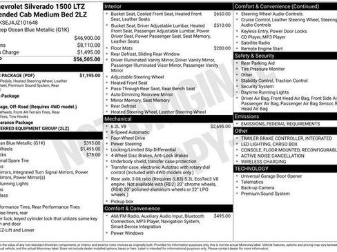 Used 2018 Chevrolet Silverado 1500 LTZ Z71 w/ LTZ Plus Package image 9