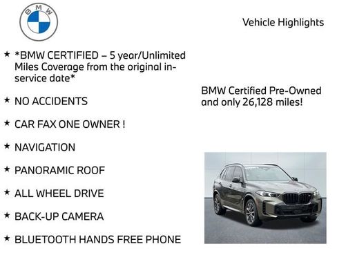 Certified 2025 BMW X5 M60i w/ Executive Package image 11