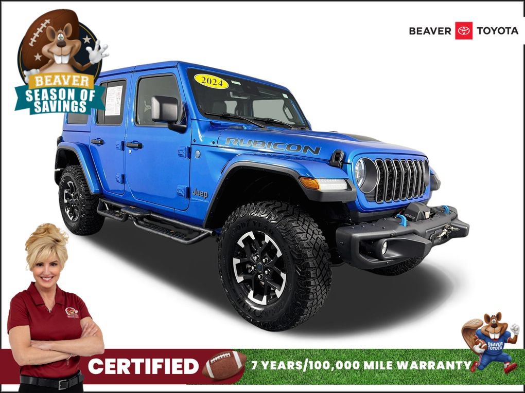 Used 2024 Jeep Wrangler Unlimited Rubicon 4xe AWD/4WD image 1