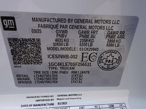 Used 2025 Chevrolet Silverado 2500 W/T AWD/4WD image 18