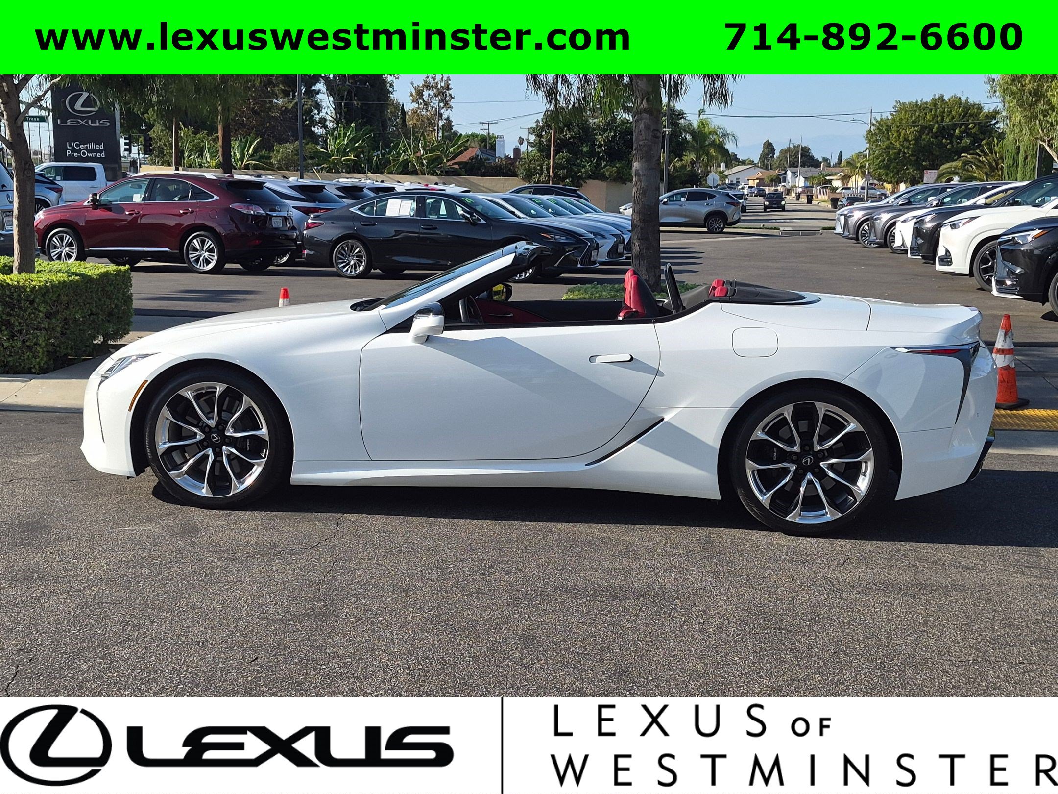 Certified 2021 Lexus LC 500 Convertible w/ Touring Package RWD image 7