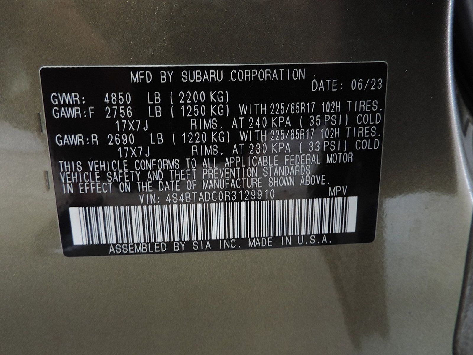 Used 2024 Subaru Outback Premium AWD/4WD image 11