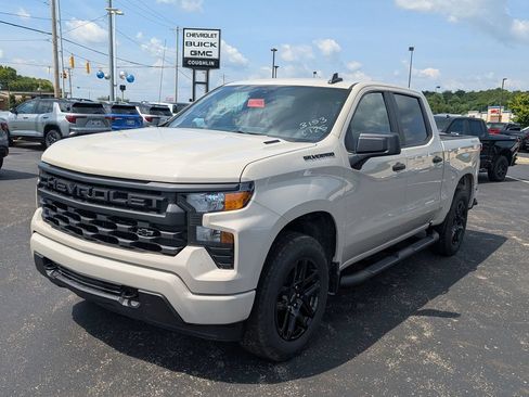 New 2026 Chevrolet Silverado 1500 Custom w/ Turbomax Blackout Package AWD/4WD image 3