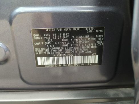 Used 2016 Subaru Outback 2.5i image 33