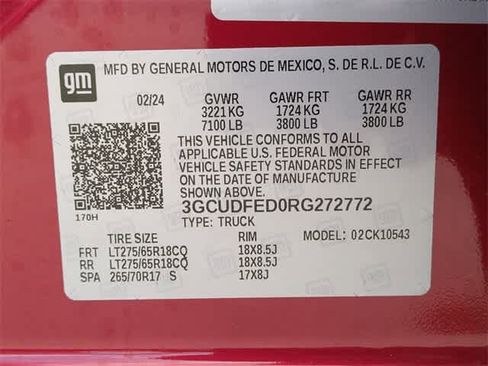 Used 2024 Chevrolet Silverado 1500 LT Trail Boss w/ Protection Package image 35