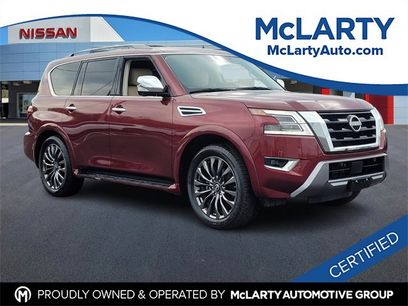 Certified 2023 Nissan Armada Platinum w/ Captain's Chairs Package